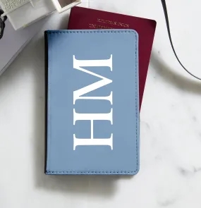 Personalised Passport Holder | Monogram in Cloud