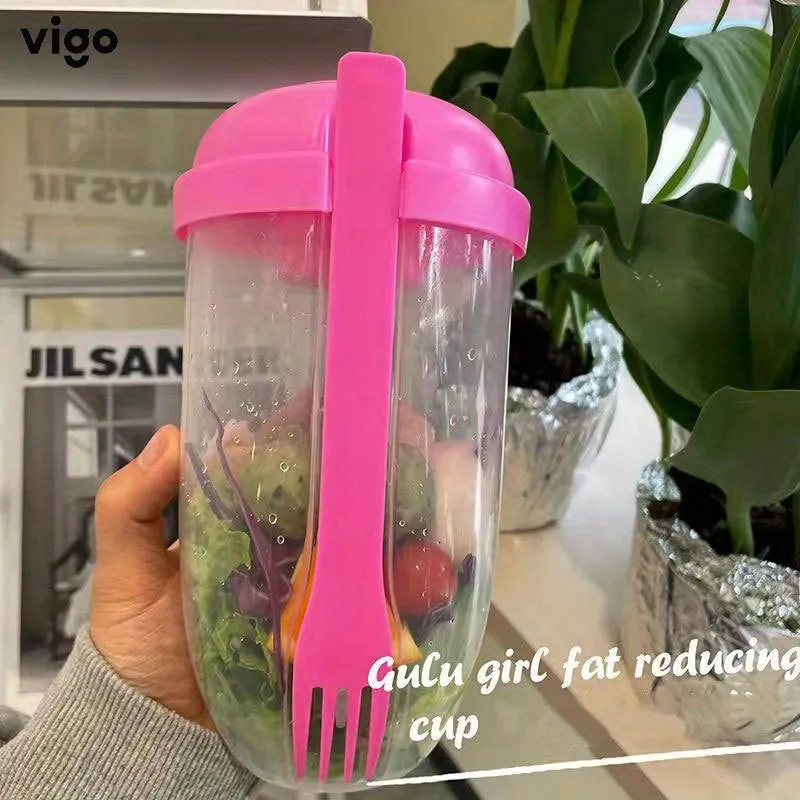 Portable Salad Cup Healthy Convenient  1Pc Container