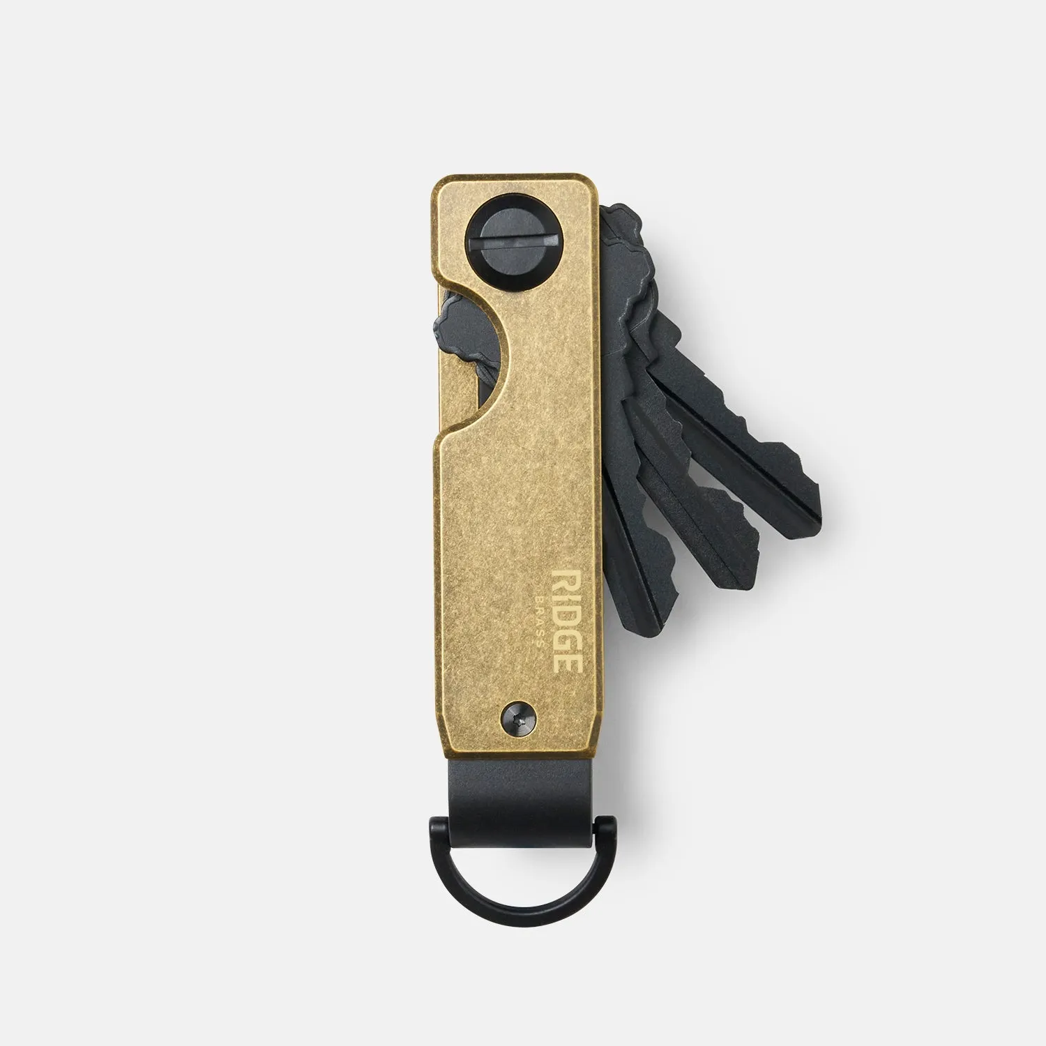 Ridge KeyCase - Brass