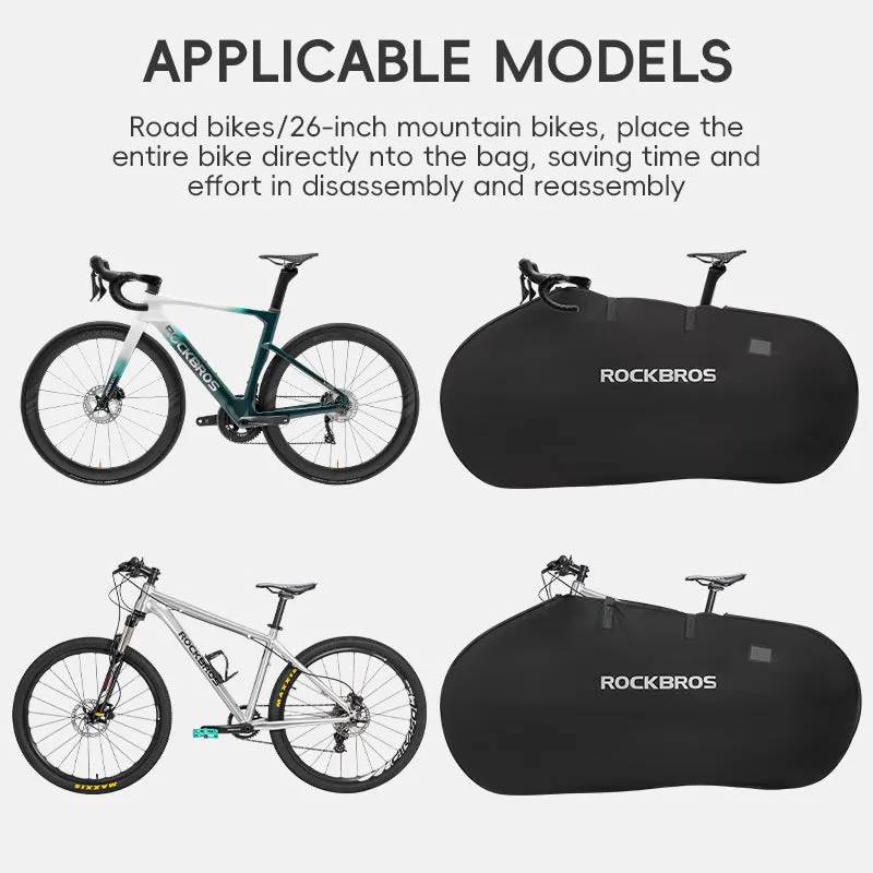 ROCKBROS Bike Carry Bag Storage Bag Waterproof Road Bike 26'' MTB Carrier Bag