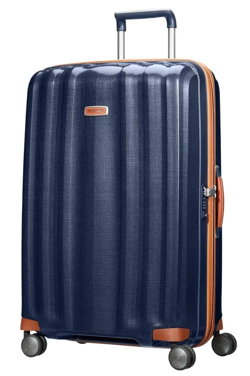 SAMSONITE LITE CUBE DLX 76CM SPINNER MIDNIGHT BLUE