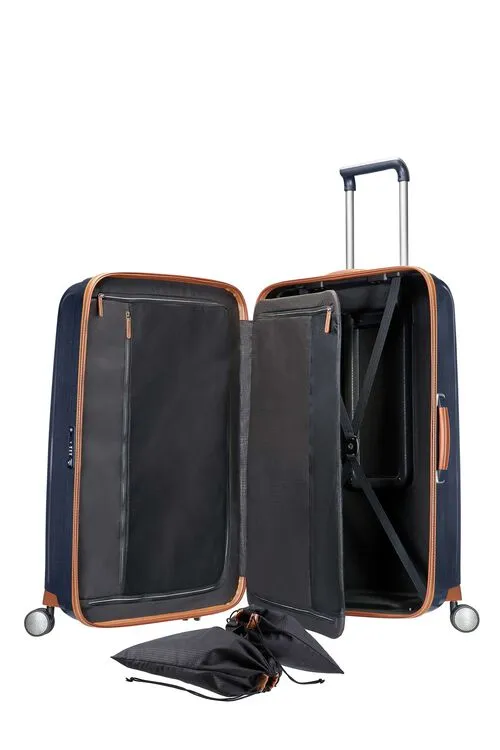 SAMSONITE LITE CUBE DLX 76CM SPINNER MIDNIGHT BLUE