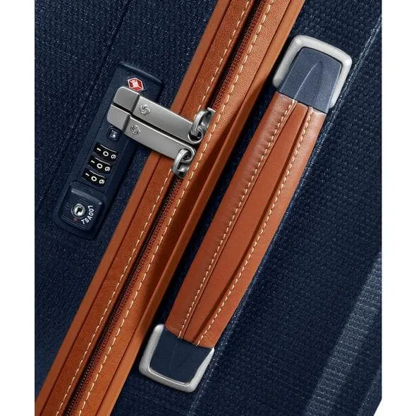 SAMSONITE LITE CUBE DLX 76CM SPINNER MIDNIGHT BLUE