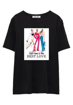 SELF-LOVE Black T-Shirt
