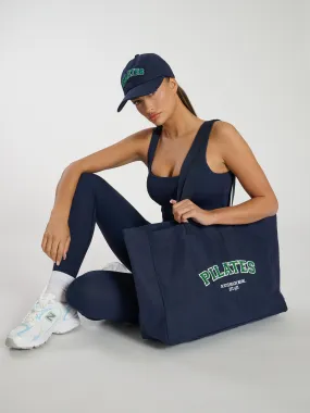 The 'Everyday' Pilates Logo Tote In Navy
