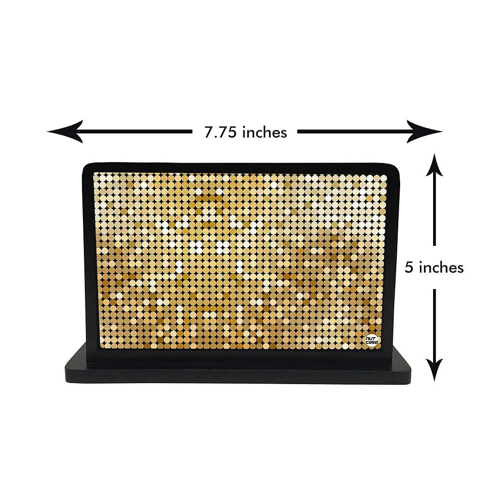 Tissue Holder Paper Napkin Stand - Mix Golden Dots