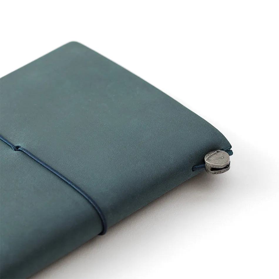 TRAVELER'S COMPANY Traveler's Notebook Leather Passport Size Blue