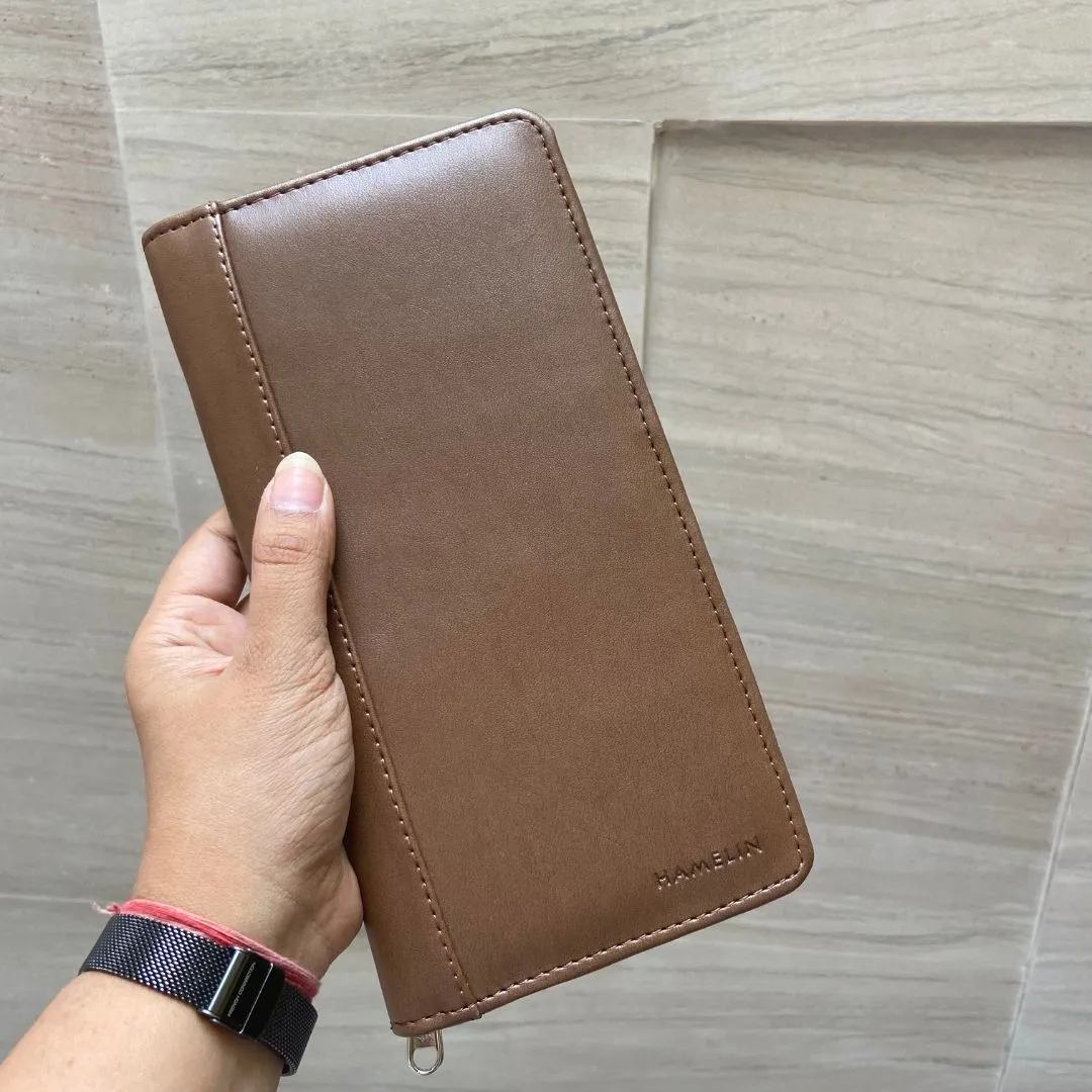 Ultimate RFID Blocking Passport Organizer (Caramel) - SAMPLE SALE