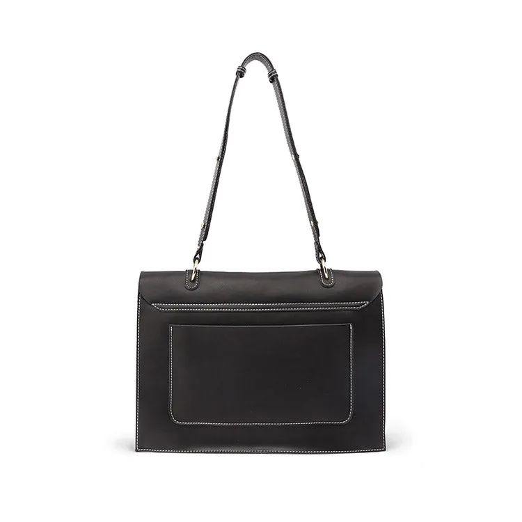 Women's Brown Leather Satchel Over the Shoulder Bag Handbags Purse for Women